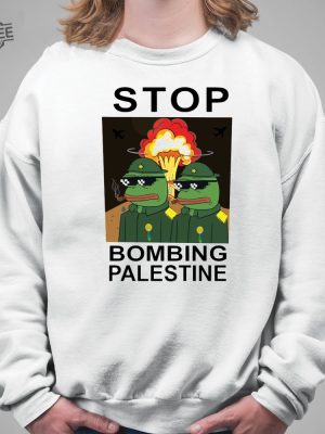 Stop Bombing Palestine Shirt revetee 2