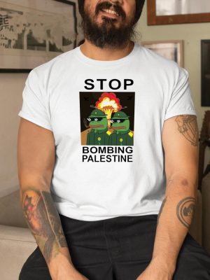 Stop Bombing Palestine Shirt revetee 4