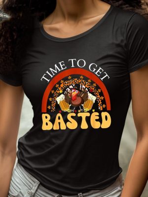 Time To Get Basted Funny Thanksgiving Shirt revetee 6