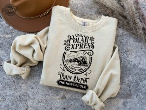 Polar Express Sweatshirt Polar Express Family Shirt Christmas Gift For Family Christmas Shirt Family Holiday Shirts Holiday Hoodie Unique revetee 2