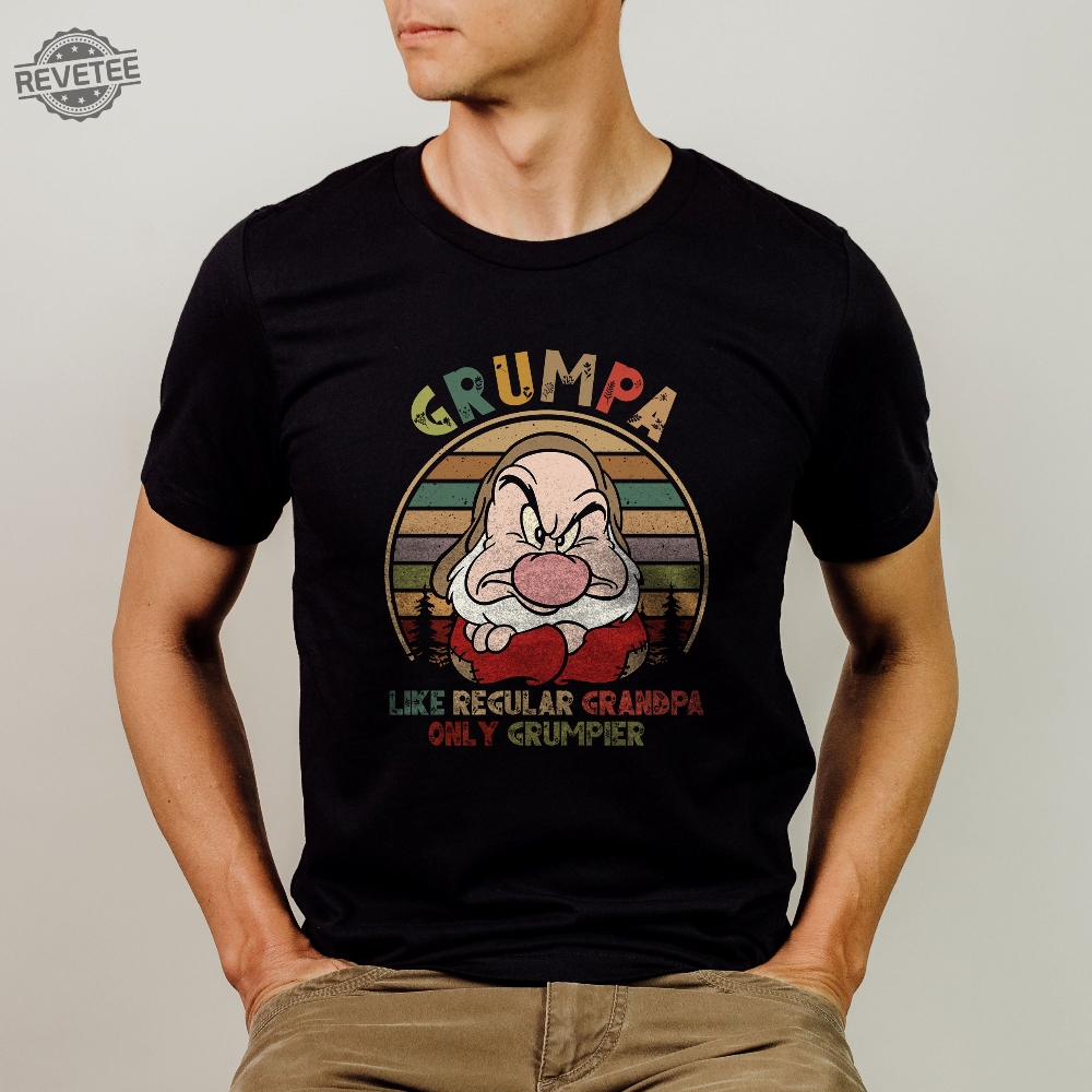 Grumpa Like A Regular Grandpa Shirt Only Grumpier Retro Grumpy Grandpa Shirt Disney Grandpa Tee Grandfather Shirt Grumpy Dwarf Tee Unique