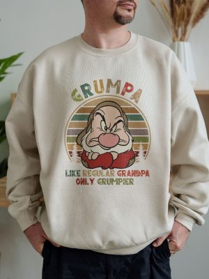 Grumpa Like A Regular Grandpa Shirt Only Grumpier Retro Grumpy Grandpa Shirt Disney Grandpa Tee Grandfather Shirt Grumpy Dwarf Tee Unique revetee 2