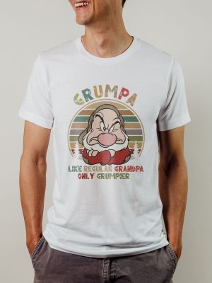 Grumpa Like A Regular Grandpa Shirt Only Grumpier Retro Grumpy Grandpa Shirt Disney Grandpa Tee Grandfather Shirt Grumpy Dwarf Tee Unique revetee 4