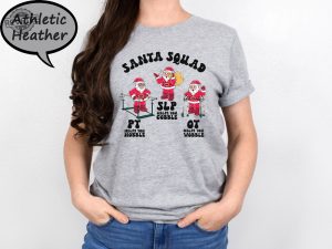 Therapy Squad Christmas Shirt Pt Slp Ot Christmas Tee Santa Squad Tee Gift For Speech Pathologist Therapy Team Tee Physical Therapy Tee Unique revetee 3