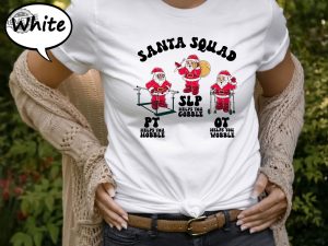 Therapy Squad Christmas Shirt Pt Slp Ot Christmas Tee Santa Squad Tee Gift For Speech Pathologist Therapy Team Tee Physical Therapy Tee Unique revetee 5