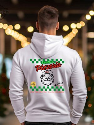 Santas Pizza Shirt Christmas Pizza Shirt Santa Sweatshirt Retro Santa Shirt Retro Christmas Shirt Pizza Lover Gift Christmas Pizza Unique revetee 3