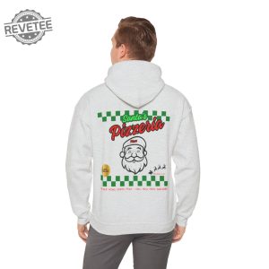 Santas Pizza Shirt Christmas Pizza Shirt Santa Sweatshirt Retro Santa Shirt Retro Christmas Shirt Pizza Lover Gift Christmas Pizza Unique revetee 6