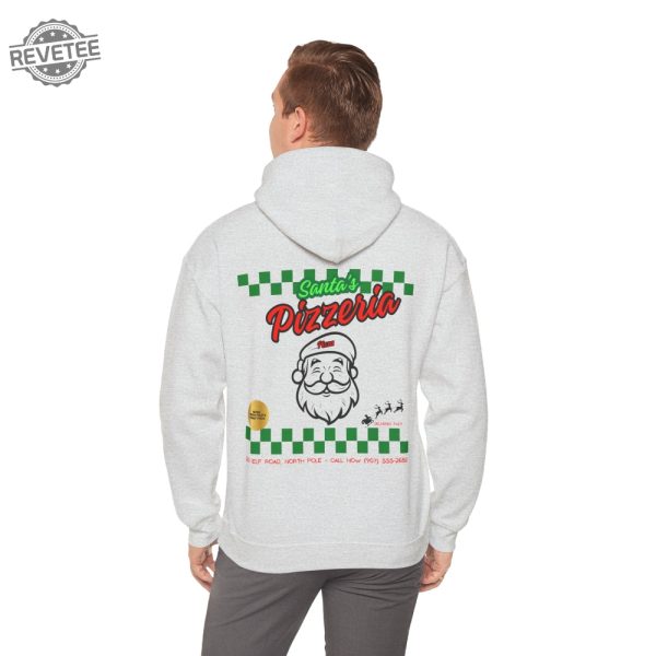 Santas Pizza Shirt Christmas Pizza Shirt Santa Sweatshirt Retro Santa Shirt Retro Christmas Shirt Pizza Lover Gift Christmas Pizza Unique revetee 8