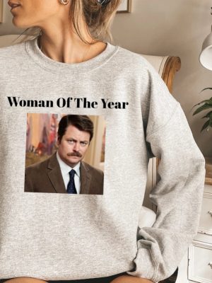 Woman Of The Year Shirt Ron Swanson Shirt Parks And Rec Shirt Christmas Gifts Christmas Present Funny Quote Shirt Unique revetee 2