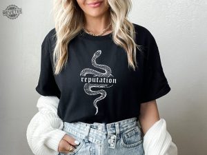 Reputation Snake Shirt And Sweatshirt Rep Snake Shirt Concert Shirt Reputation Album Shirt Reputation Merch Hoodie Reputation Merch Gift Unique revetee 3