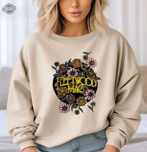 Vintage Fleetwood Mac Sweatshirt Fit Fleetwood Sweatshirt Vintage Sweater Fleetwood Mac Sweater Fleetwood Mac Shirt Flower Sweatshirt Unique revetee 4