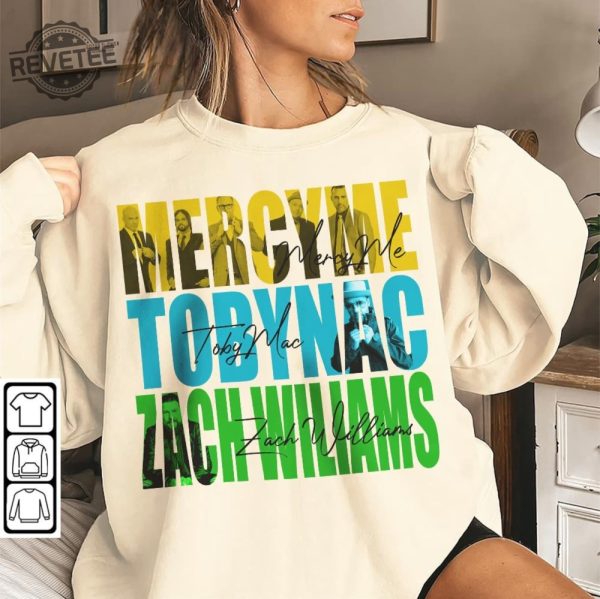 Tobymac Mercyme And Zach Williams 2023 Tour Shirt Tobymac Mercyme And Zach Williams Merch Tee Alum Lyrics Tour Concert Unique revetee 2 1