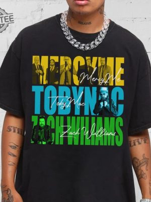 Tobymac Mercyme And Zach Williams 2023 Tour Shirt Tobymac Mercyme And Zach Williams Merch Tee Alum Lyrics Tour Concert Unique revetee 5 1