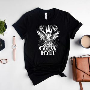 Greta Van Fleet Shirt Retro Musical Shirt Greta Van Fleet Rock Band Shirt Boho Vintage Musician Shirt Retro Greta Van Fleet T Shirt Tee Unique revetee 2 1