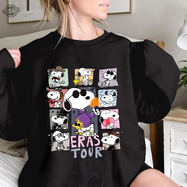 The Snoopy Taylor Swift Era Tour Sweatshirt Taylors Version Hoodie 1989 Crewneck Swiftie Merch Shirt Snoopy Sweatshirt Gift For Fan Unique revetee 2