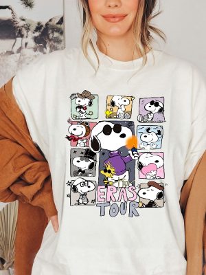 The Snoopy Taylor Swift Era Tour Sweatshirt Taylors Version Hoodie 1989 Crewneck Swiftie Merch Shirt Snoopy Sweatshirt Gift For Fan Unique revetee 3