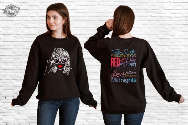 Swiftie Sweatshirt Taylor The Eras Tour Sweatshirt New Eras Tour Concert Sweatshirt Swiftie Fans Sweater Ts Lover Front Back Sweatshirt Unique revetee 1