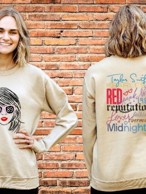 Swiftie Sweatshirt Taylor The Eras Tour Sweatshirt New Eras Tour Concert Sweatshirt Swiftie Fans Sweater Ts Lover Front Back Sweatshirt Unique revetee 2