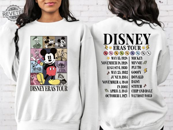 Vintage Disneyland Eras Tour Shirt Mickey And Friends Shirt Retro Walt Disneyworld Disney Eras Tour Mickey Eras Tour Shirt Disney Trip Unique revetee 2