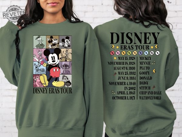 Vintage Disneyland Eras Tour Shirt Mickey And Friends Shirt Retro Walt Disneyworld Disney Eras Tour Mickey Eras Tour Shirt Disney Trip Unique revetee 4