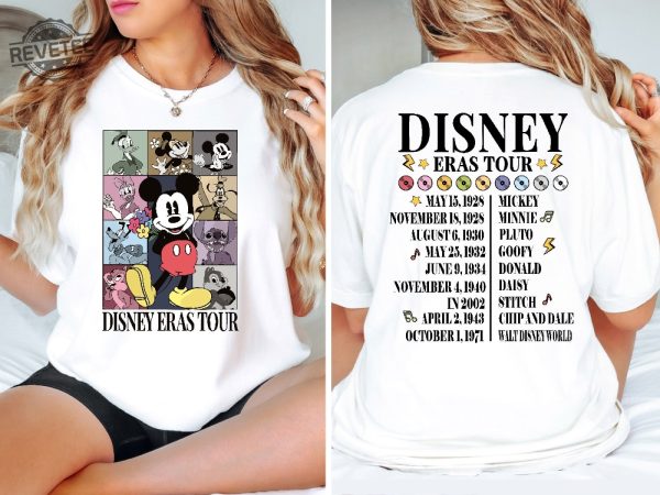 Vintage Disneyland Eras Tour Shirt Mickey And Friends Shirt Retro Walt Disneyworld Disney Eras Tour Mickey Eras Tour Shirt Disney Trip Unique revetee 5