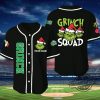 Personalized The Grinch Baseball Jersey Christmas Jersey Shirt Christmas Gift The Grinch Jersey Boys Grinch Shirt trendingnowe.com 1