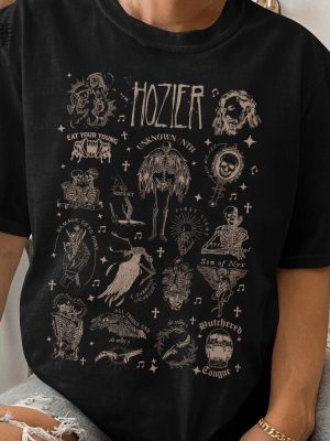 Unreal Unearth Tour 2023 Merch Vintage Hozier Hozier Fan Gift Unisex T Shirt Sweatshirt Hoodie Unique revetee 2