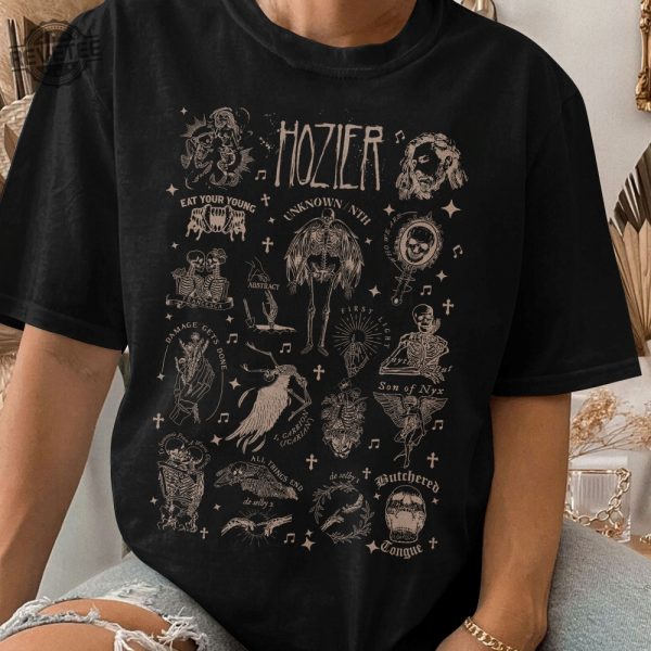 Unreal Unearth Tour 2023 Merch Vintage Hozier Hozier Fan Gift Unisex T Shirt Sweatshirt Hoodie Unique revetee 2