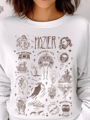 Unreal Unearth Tour 2023 Merch Vintage Hozier Hozier Fan Gift Unisex T Shirt Sweatshirt Hoodie Unique revetee 3