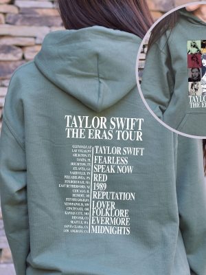 Two Sided The Eras Tour Concert Sweatshirt Eras Tour Movie Sweatshirt Concert Sweatshirt Taylor Fan Gift Gift For Her Girlfriend Gift Unique revetee 4