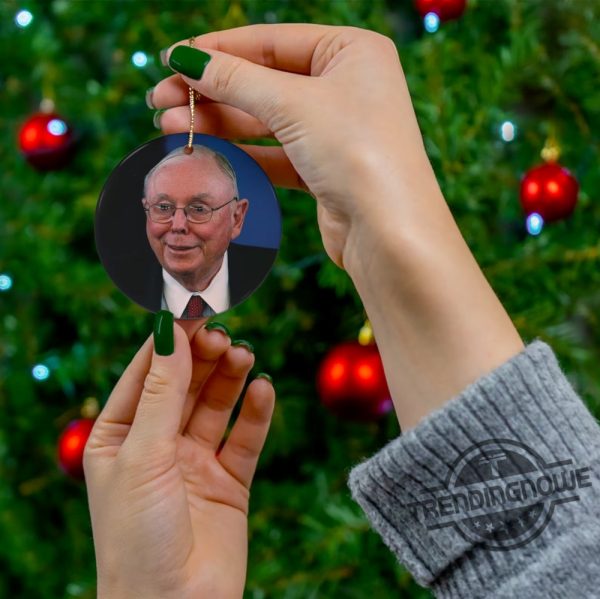 Charlie Munger Memorial Christmas Ornament Bitcoin Is Worthless Rat Poison Rip Charlie Munger Ornament trendingnowe.com 4