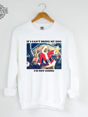 Vintage If I Cant Bring My Dog Im Not Going Sweatshirt Grinchmas Sweatshirt Funny Grinch Christmas Sweatshirt Grinch Stole Christmas Unique revetee 5