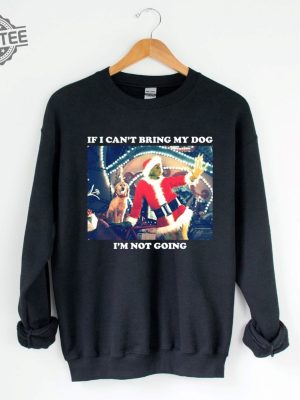 Vintage If I Cant Bring My Dog Im Not Going Sweatshirt Grinchmas Sweatshirt Funny Grinch Christmas Sweatshirt Grinch Stole Christmas Unique revetee 6