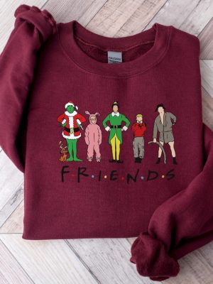 Christmas Movie Sweatshirt Christmas Movies Characters Hoodie Christmas Song Sweatshirt Vintage Movie Sweatshirt Unique revetee 4