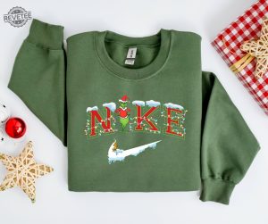 Vintage Grinch Christmas Sweatshirt Family Christmas Christmas Gift Merry Christmas Sweatshirt Grinchmas Crewneck Christmas Sweatshirt Unique revetee 2