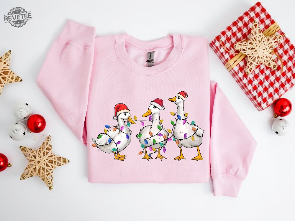 Silly Goose Christmas Sweatshirt Silly Goose University Christmas Shirt Christmas Goose Shirt Christmas Lights Silly Goose Sweatshirt Unique