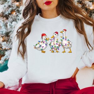 Silly Goose Christmas Sweatshirt Silly Goose University Christmas Shirt Christmas Goose Shirt Christmas Lights Silly Goose Sweatshirt Unique revetee 4 1