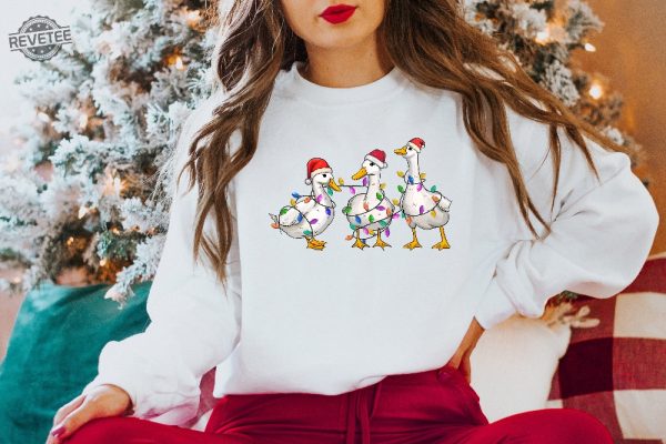 Silly Goose Christmas Sweatshirt Silly Goose University Christmas Shirt Christmas Goose Shirt Christmas Lights Silly Goose Sweatshirt Unique revetee 4 1