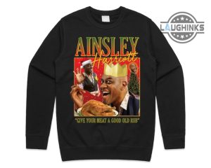 ainsley harriott christmas jumper tshirt hoodie sweatshirt mens womens funny cooking show meme viral on internet xmas gift vintage chef on tv show shirts laughinks 1