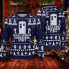 doctor who christmas jumper all over printed wibbly wobbly timey wimey stuff doctor who ugly artificial wool sweatshirt 60th anniversary sweater gift for fans laughinks 1