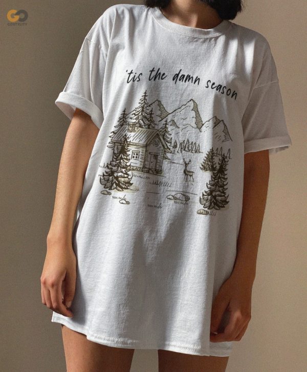 Tis The Damn Season Shirt Taylor Swift Evermore Folklore Shirt Christmas Taylor Inspiration T Shirt trendingnowe 1