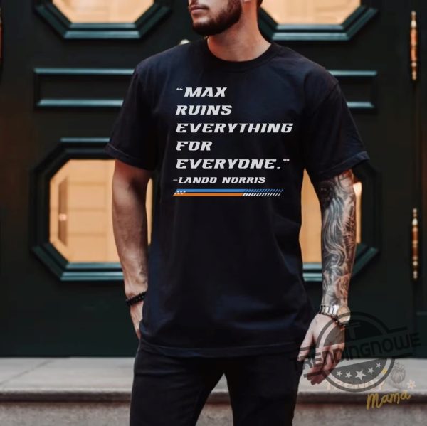 Vintage Max Ruins Everything F1 Shirt Formula 1 T Shirt Racing Sundays Are For F1 Shirt Grand Prix Racing Tee Lando Norris Shirt trendingnowe 1