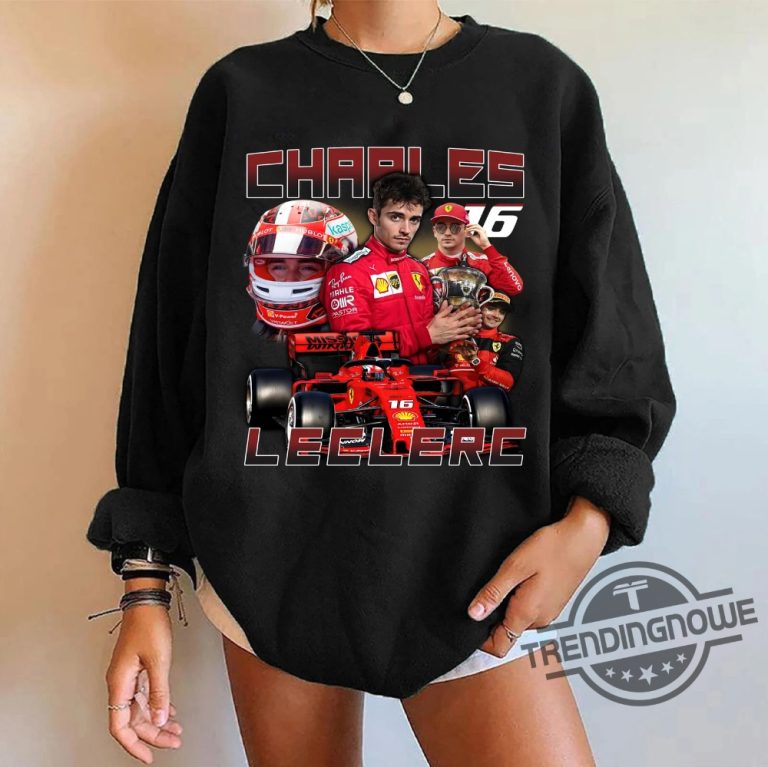 Leclerc Ferrari F1 Team Shirt Sweatshirt Charles Leclerc Hoodie Charles