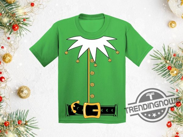 Elf Christmas Tuxedo Shirt Santas Helper Matching Family Costume Jumbo Print Photo Gifts Presents Christmas Movie Night trendingnowe.com 1