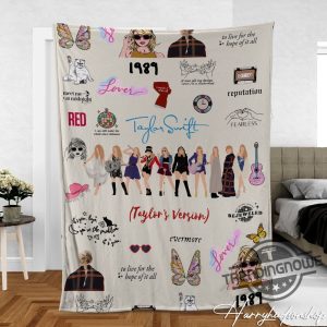 Xmas Taylor Eras Tour Swiftie Blanket Eras Tour Blanket Taylor Quilt Christmas Gift For Her Midnight 1989 trendingnowe.com 2