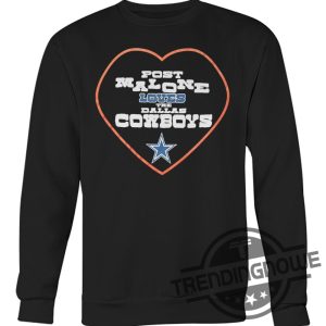 Post Malone Dallas Cowboys Shirt Post Malone Loves The Dallas Cowboys Shirt Post Malone Dallas Cowboys Sweatshirt Hoodie trendingnowe.com 2