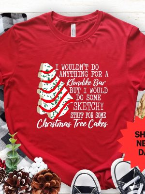 Christmas Tree Cake Shirt Cake Christmas Shirt Christmas Crewneck Christmas Gifts Xmas Cake Shirt Klondike Bar Shirt Xmas Sweater Unique revetee 5