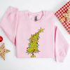 Whimsical Christmas Tree Shirt Whoville Tree Sweatshirt Whimsical Grinch Tree Trendy Christmas Tree Sweatshirt Grinch Tree Merry Tshirt Unique revetee 1
