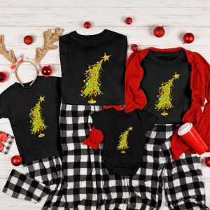 Whimsical Christmas Tree Shirt Whoville Tree Sweatshirt Whimsical Grinch Tree Trendy Christmas Tree Sweatshirt Grinch Tree Merry Tshirt Unique revetee 5