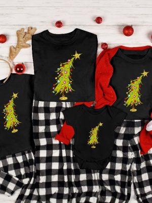 Whimsical Christmas Tree Shirt Whoville Tree Sweatshirt Whimsical Grinch Tree Trendy Christmas Tree Sweatshirt Grinch Tree Merry Tshirt Unique revetee 5